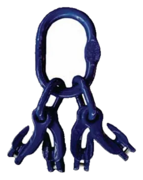 G100 Integrated Shortening Hook Assembly with Master Link — 4-Leg